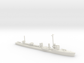 1/700 Scale Danish torpedo boat HDMS Glenten in White Natural Versatile Plastic