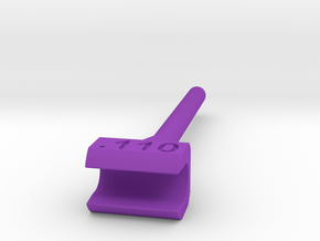 HO .110 Wheel Gauge v8 in Purple Smooth Versatile Plastic