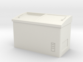 Restaurant Refrigerator 1/56 in White Natural Versatile Plastic