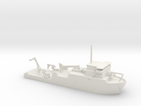 1/700 Scale USN Cape Flattery-class torpedo trials in White Natural Versatile Plastic