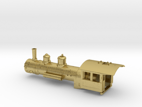 V 8 Nn3 Brass K 27 boiler and cab in Natural Brass