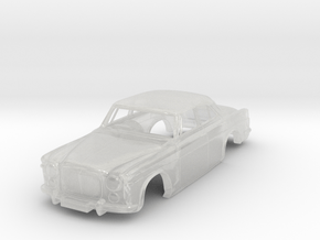 Rover P5 Bodyshell 1/64 in Clear Ultra Fine Detail Plastic