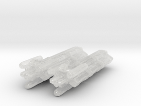J-Class Freighter (KTL, Type 4) 1/7000 x2 in Clear Ultra Fine Detail Plastic