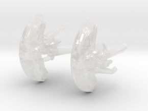Jellyfish (Mirror Universe) 1/2500 x2 in Clear Ultra Fine Detail Plastic