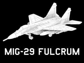 MiG-29 Fulcrum (Loaded) in White Natural Versatile Plastic: 1:220 - Z