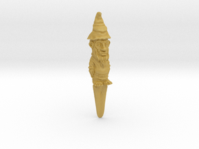 Garden Gnome in Tan Fine Detail Plastic