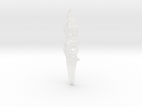 Garden Gnome in Clear Ultra Fine Detail Plastic