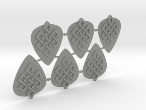 Endless Knot Standard Guitar Pick (6 Pack) in Gray PA12