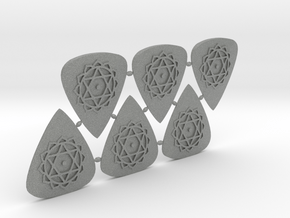 Anahata Guitar Pick (6 Pack) in Gray PA12