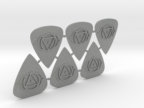 Ajna Guitar Pick (6 Pack) in Gray PA12