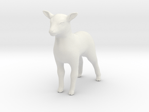 Printle Animal Lamb - 1/24 in White Natural Versatile Plastic