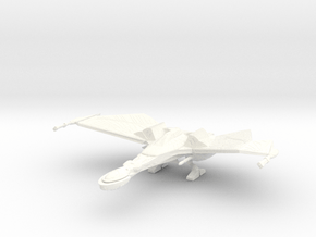 1/2500 QuD (Insurrection) Frigate - Landing mode in White Smooth Versatile Plastic
