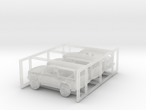 1/160 1992-95 Chevy Blazer 3 Car Set Kit in Clear Ultra Fine Detail Plastic