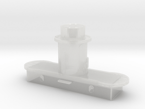 1/144 Bismarck Aft Searchlight Platform in Clear Ultra Fine Detail Plastic