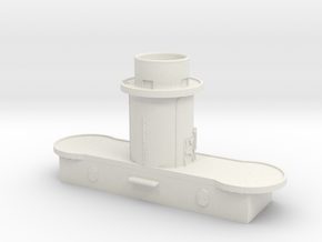 1/144 Bismarck Aft Searchlight Platform in White Natural Versatile Plastic