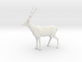 Printle Animal Markhorn Blackbuck - 1/24 in White Natural Versatile Plastic
