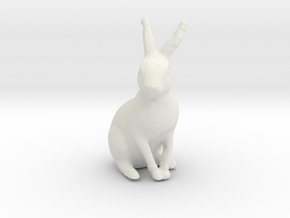 Printle Animal Rabbit - 1/24 in White Natural Versatile Plastic