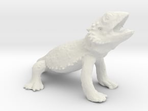 Printle Animal Bearded Dragon - 1/24 in White Natural Versatile Plastic