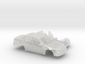 1/160 1997-02 Honda Accord Sedan Two Piece Kit in Clear Ultra Fine Detail Plastic