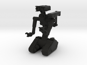 Johnny 5 robot 3 inch figure model for scifi games in Black Premium Versatile Plastic