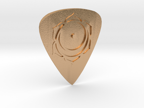 Svadhishthana Guitar Pick (Metal) in Natural Bronze