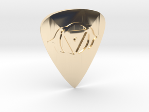 Ajna Guitar Pick (Metal) in 14k Gold Plated Brass