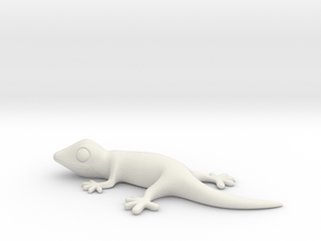 Printle Animal Gecko - 1/24 in White Natural Versatile Plastic