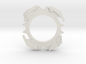 Beyblade Zeus | Plastic Gen Sub-Attack Ring in White Natural Versatile Plastic