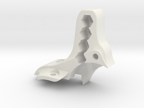 Bully 2 3D Axle-Replacement Front Upper Link mount in White Natural Versatile Plastic
