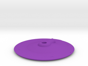 1000 TOS saucer v3 top in Purple Smooth Versatile Plastic
