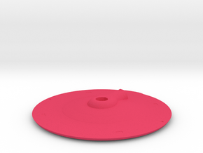 1000 TOS saucer v3 top in Pink Smooth Versatile Plastic