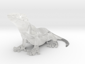 Printle Animal Lizard 02 - 1/24 in Clear Ultra Fine Detail Plastic