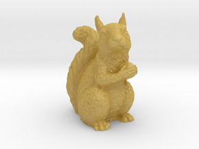 Printle Animal squirrel - 1/24 in Tan Fine Detail Plastic