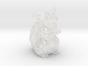 Printle Animal squirrel - 1/24 in Clear Ultra Fine Detail Plastic