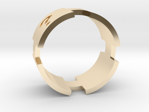 The Johari Ring in 9K Yellow Gold : 7.5 / 55.5