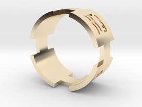 The Johari Ring in 9K Yellow Gold : 8.5 / 58