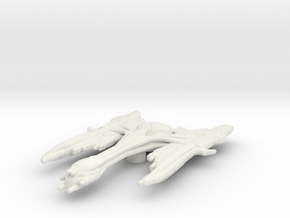 Klingon BortaS bir Class 1/20000 Attack Wing in White Natural Versatile Plastic