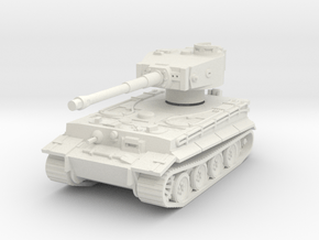 Tiger I Rear Turret 1/100 in White Natural Versatile Plastic