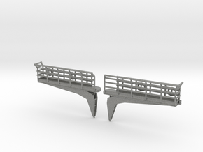 1/144 Bismarck Bridge Wing Set x2 in Gray PA12