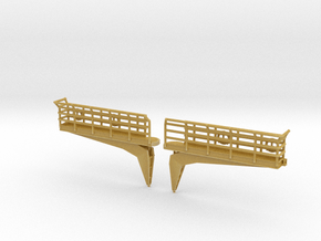 1/144 Bismarck Bridge Wing Set x2 in Tan Fine Detail Plastic