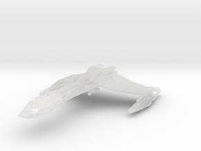 Klingon D5 Battlecruiser 1/2500 in Clear Ultra Fine Detail Plastic