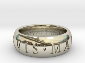 Sir Francis Drake Ring in 14k White Gold: 4 / 46.5
