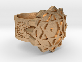 Anahata Ring in Natural Bronze: 10 / 61.5