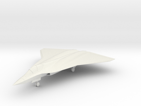 Dassault SCAF 6th Generation Fighter w/Gear in White Natural Versatile Plastic: 1:72