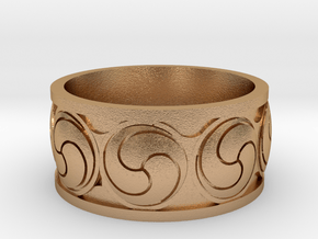 Gankyil Ring in Natural Bronze: 10 / 61.5