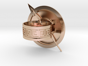 Spartan Soldier Ring in 9K Rose Gold : 10 / 61.5