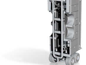 1/64 Tandem Axle Rescue Pumper Compartment Doors in Tan Fine Detail Plastic