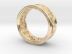 Mega Mendung Ring in 9K Yellow Gold : 5.5 / 50.25
