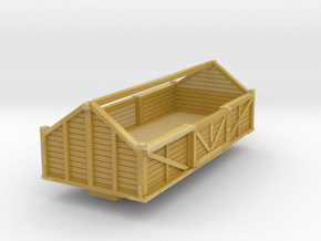 10ft open wagon in Tan Fine Detail Plastic