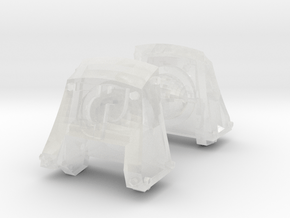 Kentarch Guard Count Dreadnought pads #2 in Clear Ultra Fine Detail Plastic